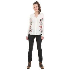 Desigual Damska Koszula Cam Randers Blanco 18Wwcw56 1000 (Rozmiar L). Koszule damskie marki Desigual. W wyprzedaży za 222.00 zł.