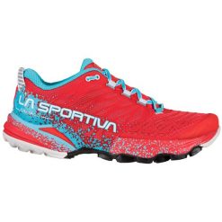 Damskie buty trailowe La Sportiva Akasha II. Czerwone obuwie sportowe damskie La Sportiva, bez wzorów, z materiału, do biegania. Za 594.00 zł.
