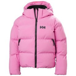 Kurtka z kapturem dla dziewczynki Helly Hansen Nora. Czerwone kurtki i płaszcze dla dziewczynek Helly Hansen, bez wzorów, z materiału, z kapturem. Za 841.00 zł.