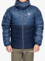 Kurtka puchowa męska Mountain Equipment Paiyu Jacket. Niebieskie kurtki męskie MOUNTAIN EQUIPMENT, l, bez wzorów, z materiału, bez kaptura, narciarskie. Za 1,503.55 zł.