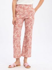 Weekend Max Mara Spodnie - WKDonde Kobiety Bawełna czerwony, 42. Czerwone spodnie materiałowe damskie Weekend Max Mara, bez wzorów, z bawełny. Za 749.95 zł.