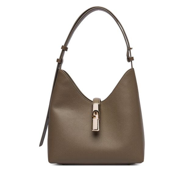 Torebka Furla. Szare torebki do ręki damskie Furla, bez wzorów, klasyczne, bez dodatków. Za 1,259.00 zł.