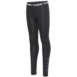 Legginsy dziewczęce Hummel Tona. Czarne legginsy dla dziewczynek Hummel, bez wzorów. Za 184.00 zł.