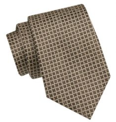 Modny Krawat Męski - Alties - Beż w Drobny Wzór. Krawaty i muchy Alties, bez wzorów, z tkaniny, eleganckie. Za 49.00 zł.