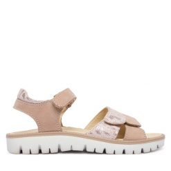 Sandały Primigi. Czerwone sandały dziewczęce Primigi, bez zapięcia. Za 279.99 zł.