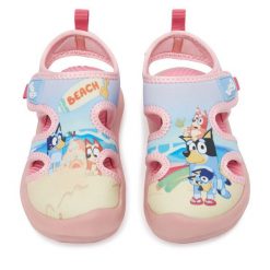 Sandały Garvalin. Czerwone sandały dziewczęce Garvalin, bez zapięcia. Za 129.99 zł.