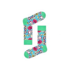 Skarpetki Happy Socks X Steve Aoki AOK01-6000. Szare skarpety męskie Happy Socks, z bawełny. Za 30.01 zł.