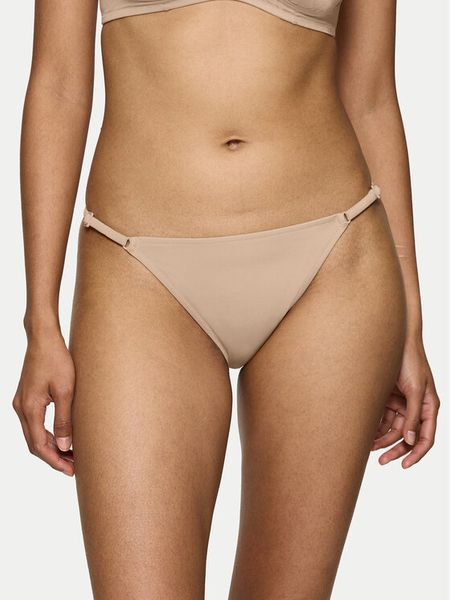 Triumph Dół od bikini Midnight 10222211 Beżowy. Brązowe bikini damskie Triumph, bez wzorów. Za 89.99 zł.