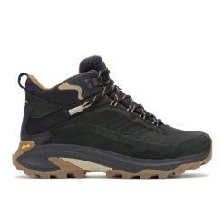Buty trekkingowe męskie Merrell Moab Speed 2 Leather Mid Waterproof - czarne. Czarne trekkingi męskie Merrell, trekkingowe. Za 669.00 zł.