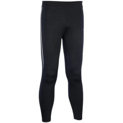 Legginsy z odblaskową taśmą Avento. Czarne legginsy sportowe męskie Avento, l, bez wzorów, z materiału, długie, do biegania. Za 174.00 zł.