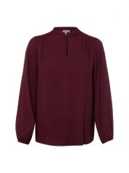 More & More bluzka biznesowa Kobiety wiskoza (100%) czerwony, 34. Czerwone bluzki damskie More & More, bez wzorów, z wiskozy, biznesowe, bez kołnierzyka, bez ramiączek. Za 339.95 zł.