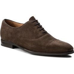 Półbuty GEOX - U New Life E U74P4E 00022 C6005 Chocolate. Brązowe półbuty na co dzień męskie Geox, z materiału. W wyprzedaży za 349.00 zł.