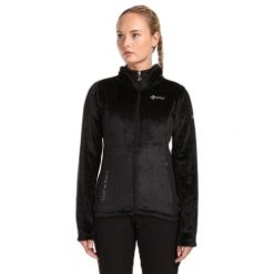 Polar damski KILPI SKATHI-W. Czarne bluzy sportowe damskie Kilpi, l, bez wzorów, z polaru, bez kaptura, narciarskie. Za 292.95 zł.