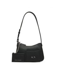 Armani Exchange Torebka XW001571 AF15625 UC001 Czarny. Czarne torebki do ręki damskie Armani Exchange, bez wzorów, ze skóry, bez dodatków. Za 519.99 zł.