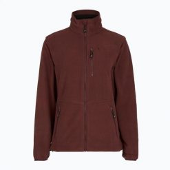 Bluza trekkingowa damska Pinewood Finnveden Fleece. Czerwone bluzy damskie Pinewood, s, bez wzorów, z materiału, bez kaptura. Za 239.99 zł.