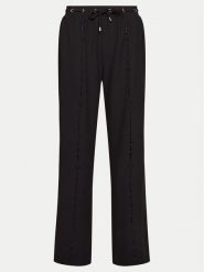 Liu Jo Sport Spodnie materiałowe TA4261 TS423 Czarny Regular Fit. Czarne spodnie sportowe damskie Liu Jo Sport, l, bez wzorów, z materiału. Za 519.99 zł.