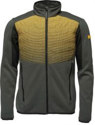 Loap Gandalf sweter sportowy męski, szaro-żółty. Szare swetry przez głowę męskie ÀLG, m, bez wzorów, z materiału, bez kołnierzyka. Za 220.99 zł.