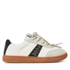Sneakersy Kappa. Białe trampki i tenisówki chłopięce Kappa, bez wzorów, bez zapięcia. Za 159.99 zł.