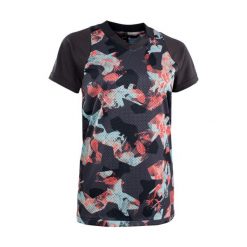 Koszulka rowerowa damska ION Scrub. Czarne bluzy sportowe damskie ION, bez wzorów, bez kołnierzyka, bez ramiączek, rowerowe. Za 399.99 zł.