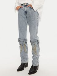 One Teaspoon Jeansy 26712 Niebieski Straight Fit. Niebieskie jeansy damskie One Teaspoon. Za 699.99 zł.