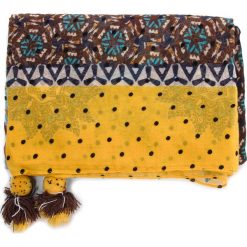 Chusta DESIGUAL - Foul Afro 18WAWW04 6000. Brązowe szaliki i chusty damskie Desigual, z materiału. Za 149.90 zł.