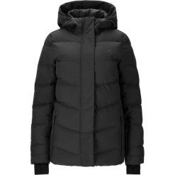 Damska kurtka narciarska Whistler Cheno. Czarne kurtki damskie Whistler, bez wzorów, bez kaptura, narciarskie. W wyprzedaży za 441.99 zł.