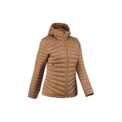 Kurtka puchowa Full Down damska. Brązowe kurtki damskie FORCLAZ, z puchu. W wyprzedaży za 129.99 zł.
