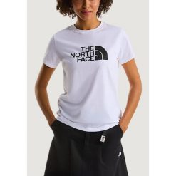 Koszulka crop top Kobieta THE NORTH FACE W EVOLUTION HALF DOME SLIM SHORT SLEEVE. Białe t-shirty damskie The North Face, bez wzorów, z bawełny, bez kołnierzyka. Za 187.90 zł.