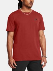 Męska koszulka Under Armour Vanish Seamless SS. Brązowe koszulki sportowe męskie Under Armour, m, bez wzorów, z materiału, bez kołnierzyka, bez ramiączek, na fitness i siłownię. Za 257.00 zł.