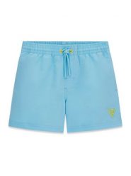 Guess Szorty kąpielowe L6GZ03 WG282 Niebieski Regular Fit. Niebieskie kąpielówki dla chłopców Guess, z aplikacjami, z syntetyku. Za 194.99 zł.