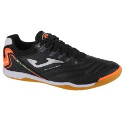 Buty piłkarskie halowe męskie Joma Maxima. Brązowe buty sportowe męskie Joma, bez zapięcia, do piłki nożnej. Za 270.99 zł.