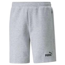 Shorty Męskie Logo. Szare krótkie spodenki sportowe męskie Puma, m, bez wzorów, trekkingowe. Za 123.99 zł.