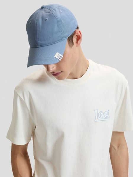 MESKA CZAPKA LEE BUDDY LEE CAP WORK BLUE 112377713. Niebieskie czapki i kapelusze męskie Lee, bez wzorów. Za 79.99 zł.