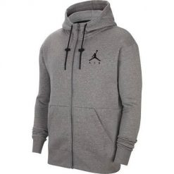 Bluzy sportowa męska Nike Jordan Jumpman Air. Szare bluzy męskie Nike, m, bez wzorów, z kapturem. Za 389.00 zł.