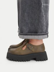 G-Star Raw Półbuty CEO-WI34-MANYA-07 Khaki. Brązowe półbuty damskie G-Star Raw, bez wzorów, z nubiku, retro, bez obcasa, na płaskiej podeszwie, bez zapięcia. Za 349.99 zł.