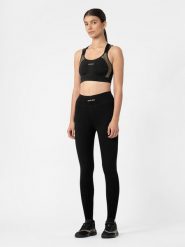 4F Legginsy kompresyjne regeneracyjne 4FPRO damskie XS. Czarne legginsy damskie 4f, xs, bez wzorów, z materiału, z podwyższonym stanem, na fitness i siłownię. Za 299.99 zł.