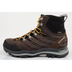 Buty Aku Alterra Gore-tex 402010 brązowe. Brązowe trekkingi męskie wspinaczkowe, gore-tex. Za 978.14 zł.