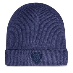 Czapka Blauer. Niebieskie czapki i kapelusze męskie Blauer, na zimę, bez wzorów. Za 349.99 zł.