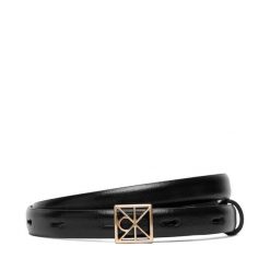 Pasek Damski Calvin Klein. Czarne paski damskie Calvin Klein, bez wzorów. Za 229.99 zł.