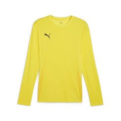 Dżersej z długim rękawem Puma TeamGoal. Żółte bluzki z długim rękawem męskie Puma, m, bez wzorów, z dżerseju, bez kołnierzyka. Za 183.00 zł.
