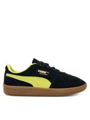Puma Sneakersy Palermo Jr 397271 25 Czarny. Czarne buty sportowe dziewczęce Puma, bez wzorów, ze skóry, bez zapięcia. Za 199.99 zł.