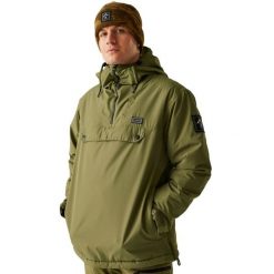 Męska Kurtka Narciarska Freeride II Colour Block Overhead. Niebieskie kurtki snowboardowe męskie Dare 2b, m, bez wzorów, z materiału, długie, z kapturem, narciarskie. Za 745.99 zł.