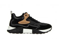 Półbuty John Doubare 502 Black 104212, Czarny, Skóra naturalna - 43. Czarne półbuty na co dzień męskie John Doubare, ze skóry, sportowe, bez zapięcia. W wyprzedaży za 449.10 zł.