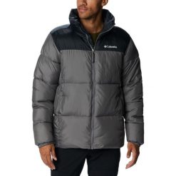 Kurtka sportowa męska Puffect II Jacket. Szare kurtki męskie Columbia, na zimę, l, bez wzorów, z materiału, sportowe, bez kaptura. Za 449.99 zł.