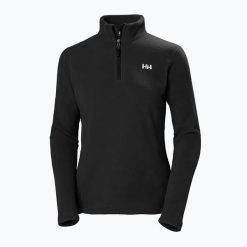 Bluza trekkingowa damska Helly Hansen Daybreaker 1/2 Zip. Czarne bluzy sportowe damskie Helly Hansen, bez wzorów, bez kaptura, trekkingowe. Za 319.50 zł.