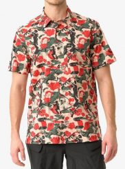 Koszula turystyczna Helikon-Tex Tactical Hawaiian Short Sleeve. Brązowe koszule męskie HELIKON-TEX, l, bez wzorów, z bawełny, klasyczne, bez kołnierzyka, bez ramiączek. Za 285.99 zł.