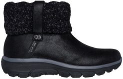 Buty damskie Skechers Slip-ins Relaxed Fit Easy Going Cozy Weather (168033-BLK) 37. Trampki i tenisówki damskie Skechers, bez wzorów, bez zapięcia. Za 441.59 zł.