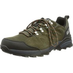 Buty trekkingowe Jack Wolfskin Refugio Texapore Low. Brązowe eleganckie półbuty Jack Wolfskin, z gumy, eleganckie, bez zapięcia. Za 449.99 zł.