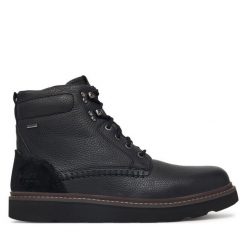 Trapery Josef Seibel. Czarne śniegowce i trapery męskie Josef Seibel, bez zapięcia. Za 539.99 zł.