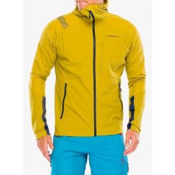 Kurtka softshell męska La Sportiva Aequilibrium Speed Jacket. Żółte kurtki męskie La Sportiva, m, bez wzorów, z softshellu, sportowe, bez kaptura. Za 731.49 zł.